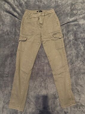 YMI Olive Cargo Pants with Front Pockets